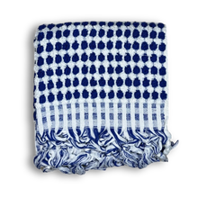 Load image into Gallery viewer, Hand Towel Pompom Turkish Terry Towel Silk Dervish Turkish Cotton Towels