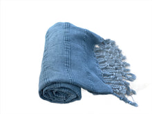 Load image into Gallery viewer, Hand Towel Stonewash Stripe Silk Dervish Turkish Cotton Towels