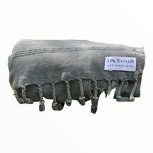 Load image into Gallery viewer, Hand Towel Stonewash Stripe Silk Dervish Turkish Cotton Towels