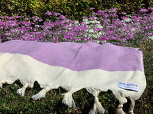 Load image into Gallery viewer, Chevron Herringbone Lilac Turkish Towel - Silk Dervish Turkish Towels Gold Coast Australia