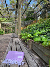 Load image into Gallery viewer, Classic Sultan Lilac Turkish Towel - Silk Dervish Turkish Towels Gold Coast Australia