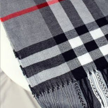 Load image into Gallery viewer, Unisex Men's Women's Check Tartan Plaid Scarf Shawl Silk Dervish Turkish Cotton Towels