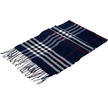 Load image into Gallery viewer, Unisex Men's/Women's Check Tartan Plaid Scarf Shawl - Silk Dervish Turkish Towels Gold Coast Australia
