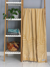 Load image into Gallery viewer, Folia Turkish Towel Honey Silk Dervish Turkish Cotton Towels
