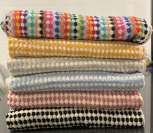 Load image into Gallery viewer, Hand Towel Pompom Turkish Terry Towel Silk Dervish Turkish Cotton Towels