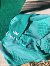 Load image into Gallery viewer, Pineapple Mint Turkish Towel - Silk Dervish, Turkish Cotton Towel