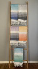Load image into Gallery viewer, Colourful Purple Turkish Towel Silk Dervish Turkish Cotton Towels