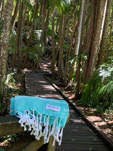 Load image into Gallery viewer, Classic Sultan Mint Turkish Towel Silk Dervish Turkish Cotton Towels