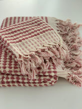 Load image into Gallery viewer, Hand Towel Pompom Turkish Terry Towel Silk Dervish Turkish Cotton Towels