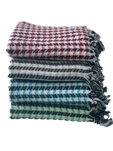 Load image into Gallery viewer, Troy Turkish Towel Blue Silk Dervish Turkish Cotton Towels