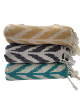 Load image into Gallery viewer, Vava Turkish Towel Black Silk Dervish Turkish Cotton Towels