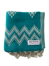 Load image into Gallery viewer, Trio Turkish Towel Mint Silk Dervish Turkish Cotton Towels