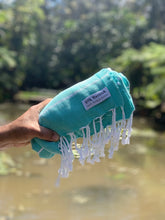 Load image into Gallery viewer, Classic Sultan Mint Turkish Towel Silk Dervish Turkish Cotton Towels