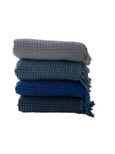 Load image into Gallery viewer, Waffle Turkish Towel Denim Silk Dervish Turkish Cotton Towels