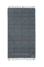 Load image into Gallery viewer, Stonewash Stripe Denim Turkish Towel Silk Dervish Turkish Cotton Towels