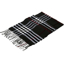 Load image into Gallery viewer, Unisex Men's/Women's Check Tartan Plaid Scarf Shawl - Silk Dervish Turkish Towels Gold Coast Australia