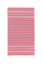 Load image into Gallery viewer, Classic Sultan Pink Beach Bath Turkish Towel - Silk Dervish, Turkish Cotton Towel