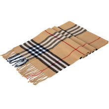 Load image into Gallery viewer, Unisex Men's/Women's Check Tartan Plaid Scarf Shawl - Silk Dervish Turkish Towels Gold Coast Australia