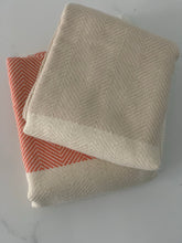 Load image into Gallery viewer, Hand Towel Chevron Herringbone Turkish Towel Silk Dervish Turkish Cotton Towels