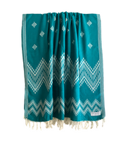 Load image into Gallery viewer, Trio Turkish Towel Mint Silk Dervish Turkish Cotton Towels