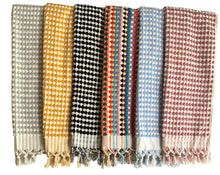 Load image into Gallery viewer, Hand Towel Pompom Turkish Terry Towel Silk Dervish Turkish Cotton Towels