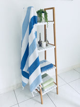 Load image into Gallery viewer, Sose Terry Towel Blue - Silk Dervish, Turkish Cotton Towel