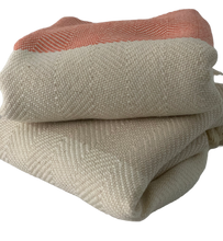 Load image into Gallery viewer, Hand Towel Chevron Herringbone Turkish Towel Silk Dervish Turkish Cotton Towels