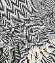 Load image into Gallery viewer, Manolia Throw Blanket XL Silk Dervish Turkish Cotton Towels