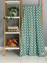 Load image into Gallery viewer, Vava Turkish Towel Seagreen Silk Dervish Turkish Cotton Towels