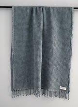 Load image into Gallery viewer, Waffle Turkish Towel Denim Silk Dervish Turkish Cotton Towels
