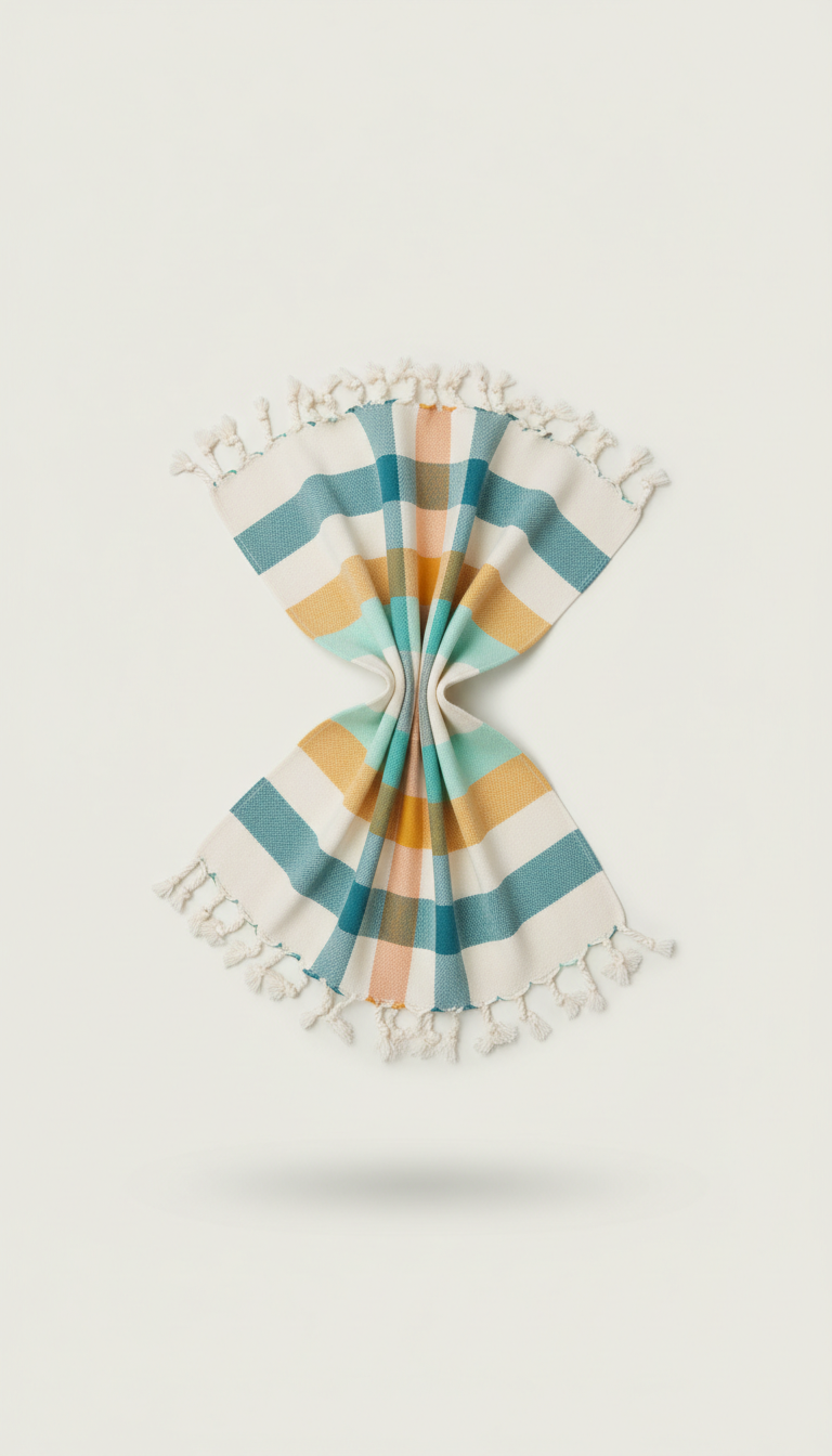 Colorblock Mediterranean Bath Sheet