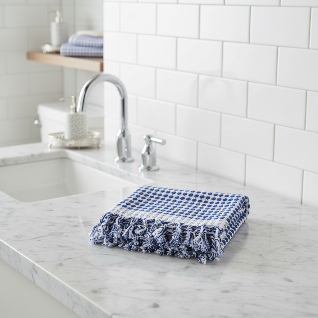 Hand Towel Pompom Turkish Terry Towel Silk Dervish Turkish Cotton Towels