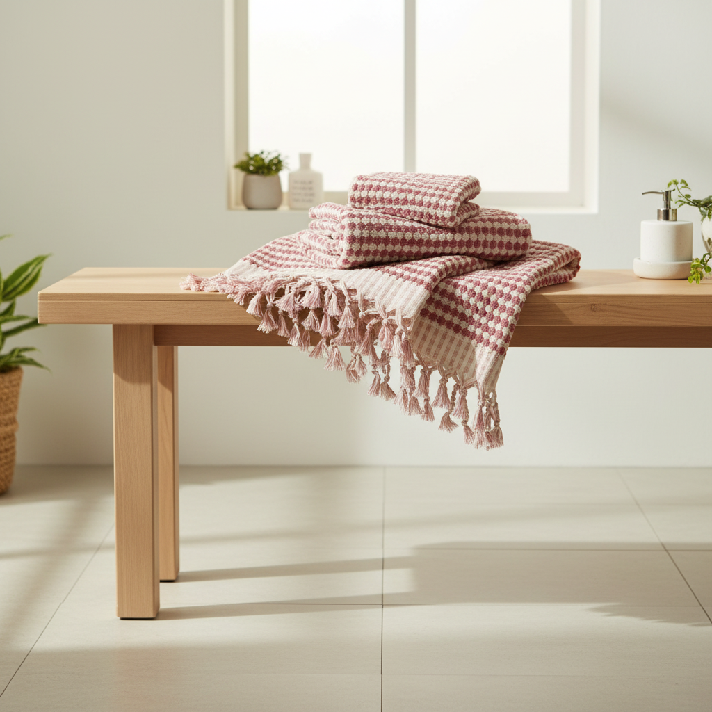 Hand Towel Pompom Turkish Terry Towel Silk Dervish Turkish Cotton Towels