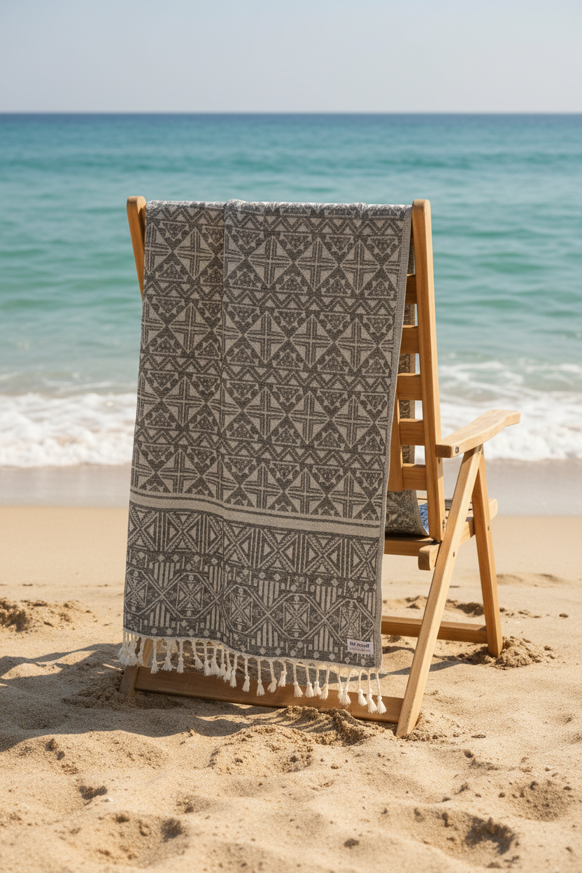 Odense Turkish Towel Black Silk Dervish Turkish Cotton Towels