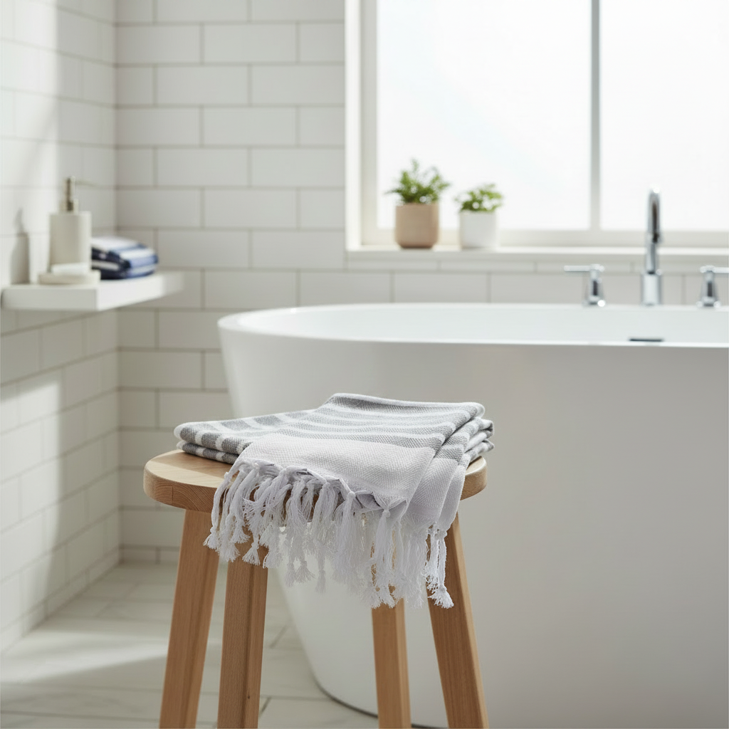 Soli Grey Turkish Towel Silk Dervish Turkish Cotton Towels
