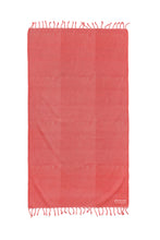 Load image into Gallery viewer, Stonewash Stripe Coral Turkish Towel Silk Dervish Turkish Cotton Towels
