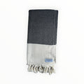 Chevron Diamond Black Turkish Towel - Silk Dervish Turkish Towels Gold Coast Australia
