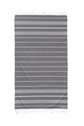 Classic Sultan Charcoal Turkish Towel - Silk Dervish Turkish Towels Gold Coast Australia