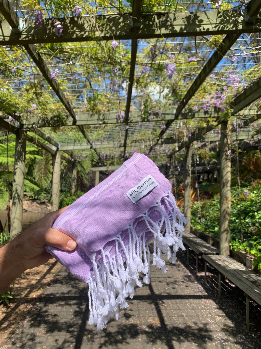 Classic Sultan Lilac Turkish Towel - Silk Dervish Turkish Towels Gold Coast Australia