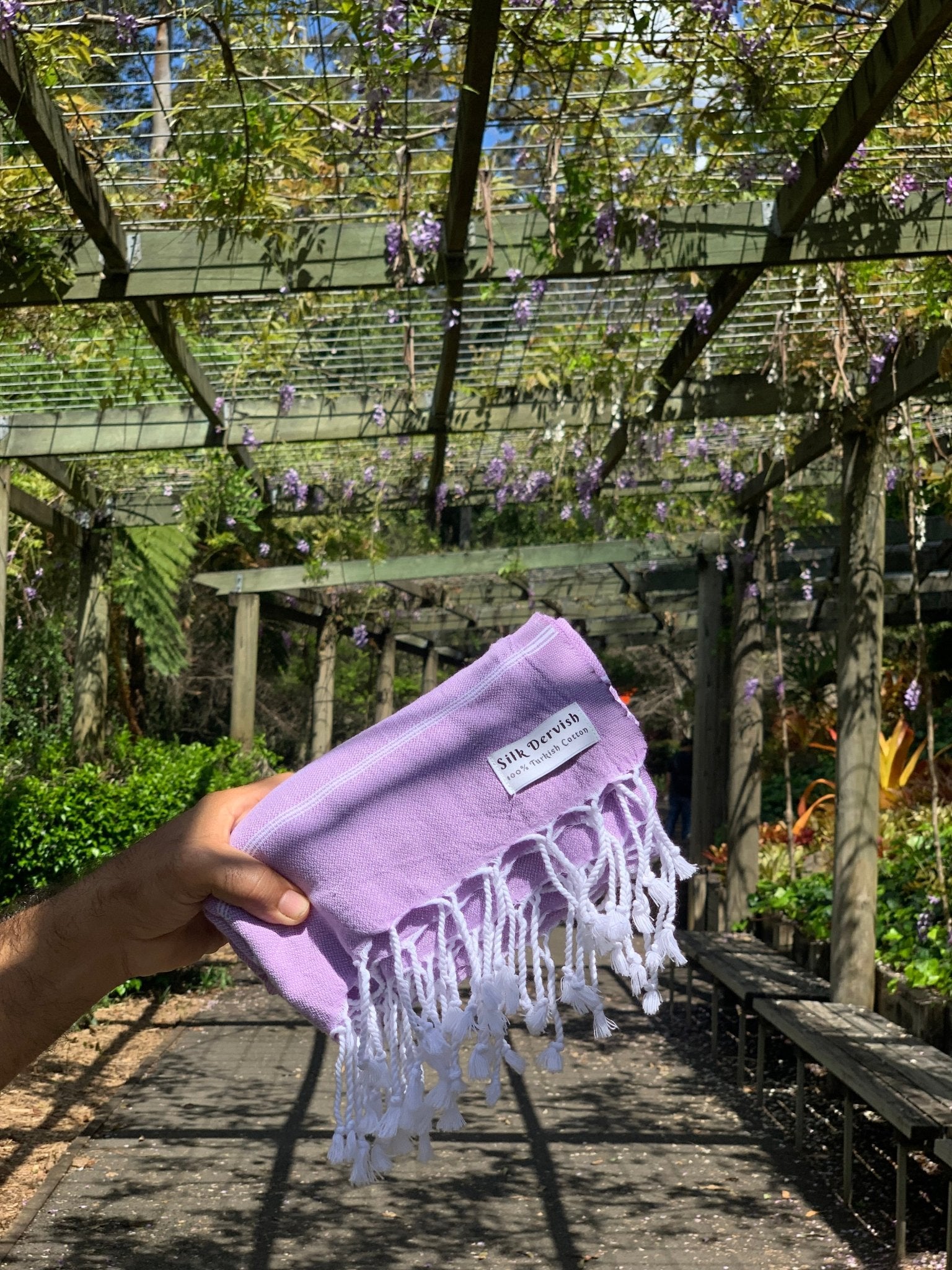 Classic Sultan Lilac Turkish Towel - Silk Dervish Turkish Towels Gold Coast Australia