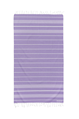 Classic Sultan Lilac Turkish Towel - Silk Dervish Turkish Towels Gold Coast Australia