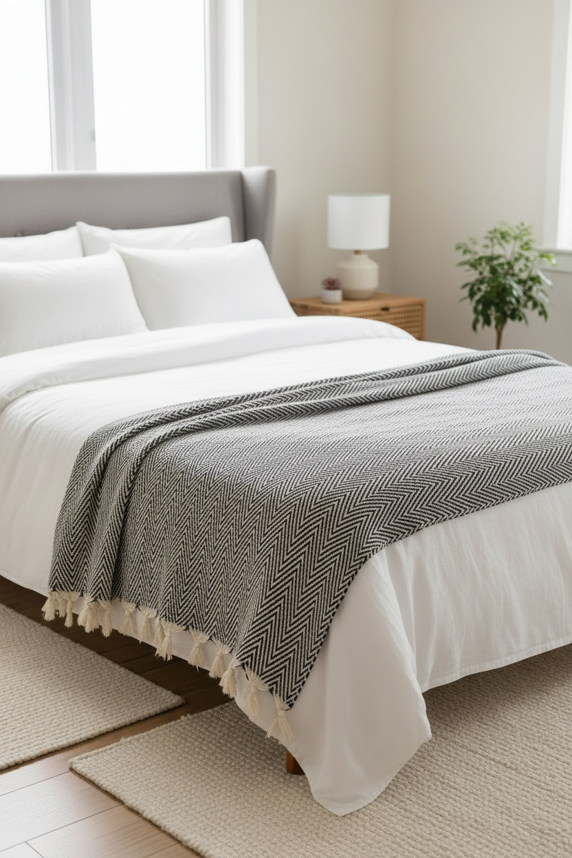 Manolia Blanket XL Silk Dervish Turkish Cotton Towels