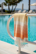 Colourful Orange Turkish Towel