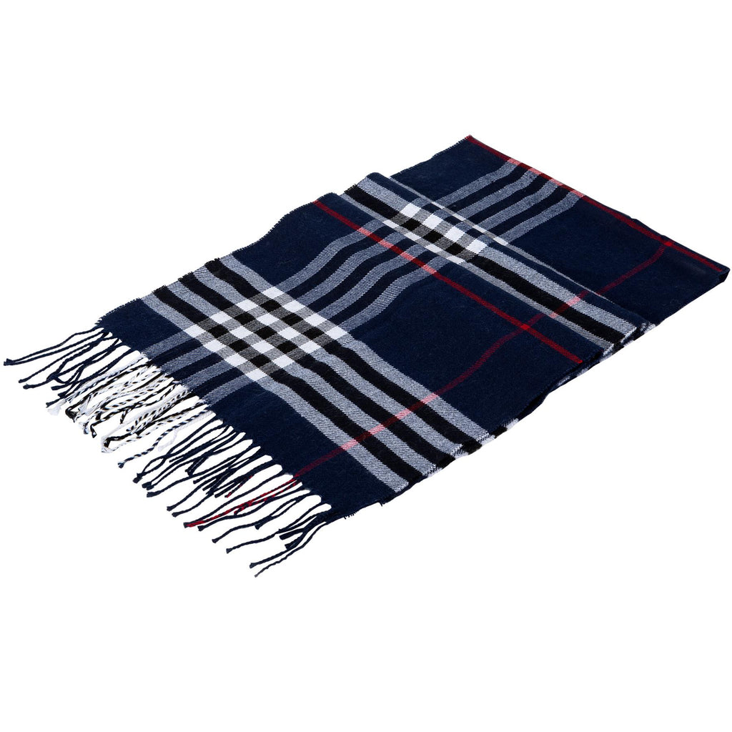 Unisex Men's/Women's Check Tartan Plaid Scarf Shawl - Silk Dervish Turkish Towels Gold Coast Australia