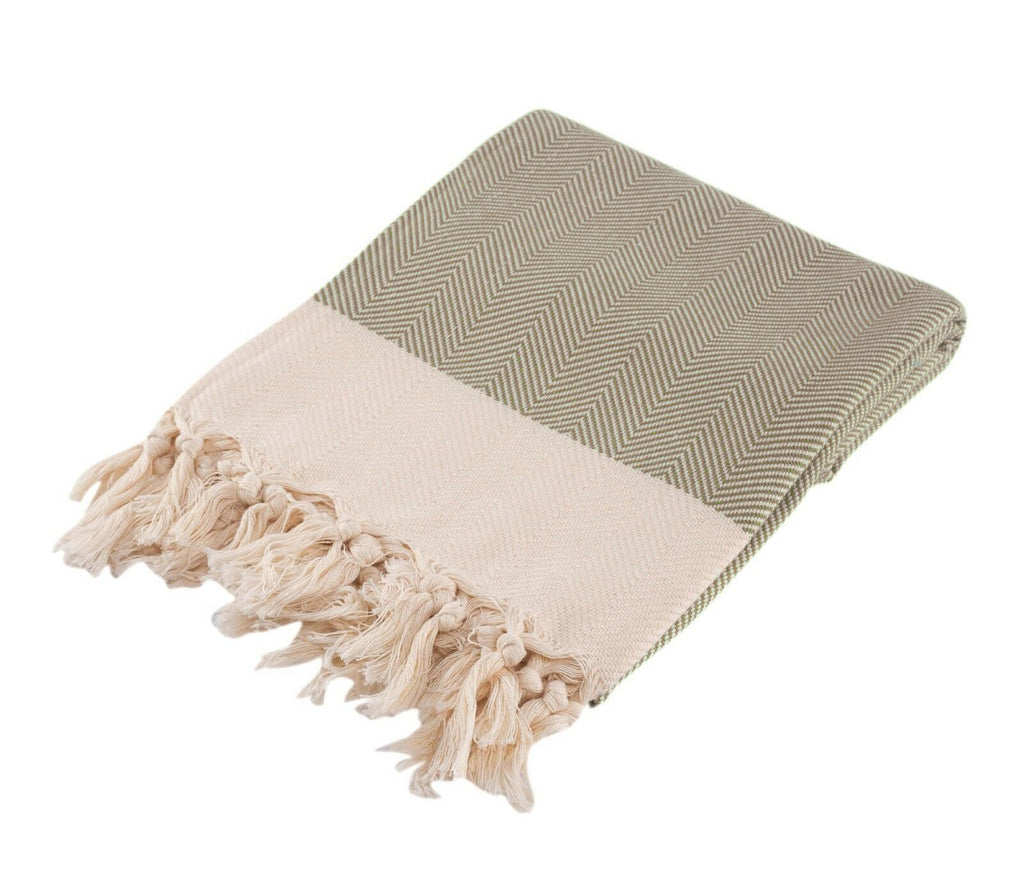 Hand Towel Chevron Herringbone Turkish Towel Silk Dervish Turkish Cotton Towels