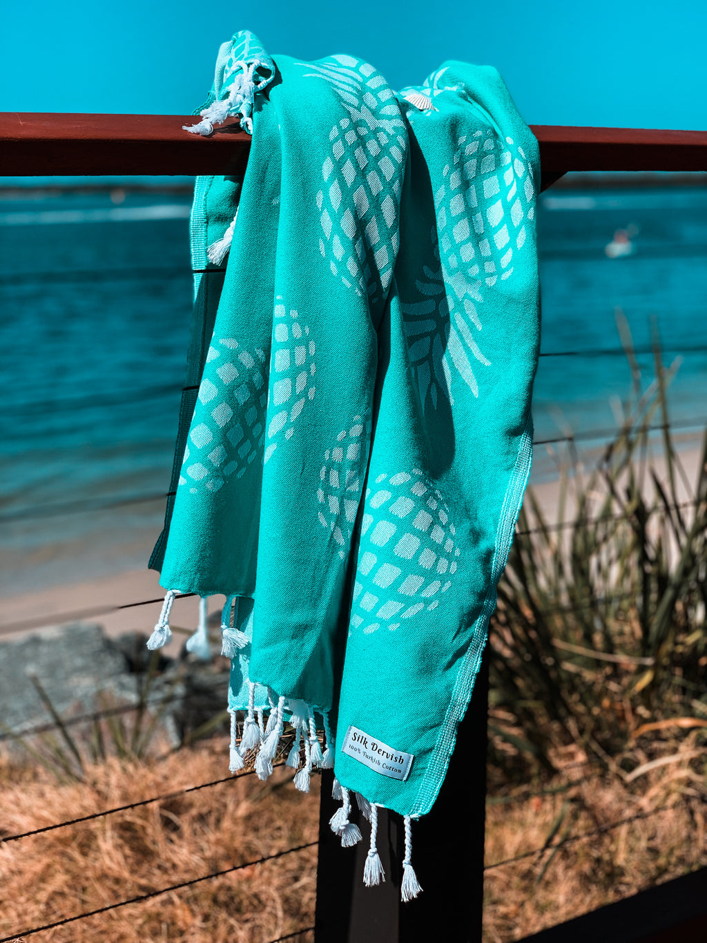 Pineapple Mint Turkish Towel - Silk Dervish, Turkish Cotton Towel