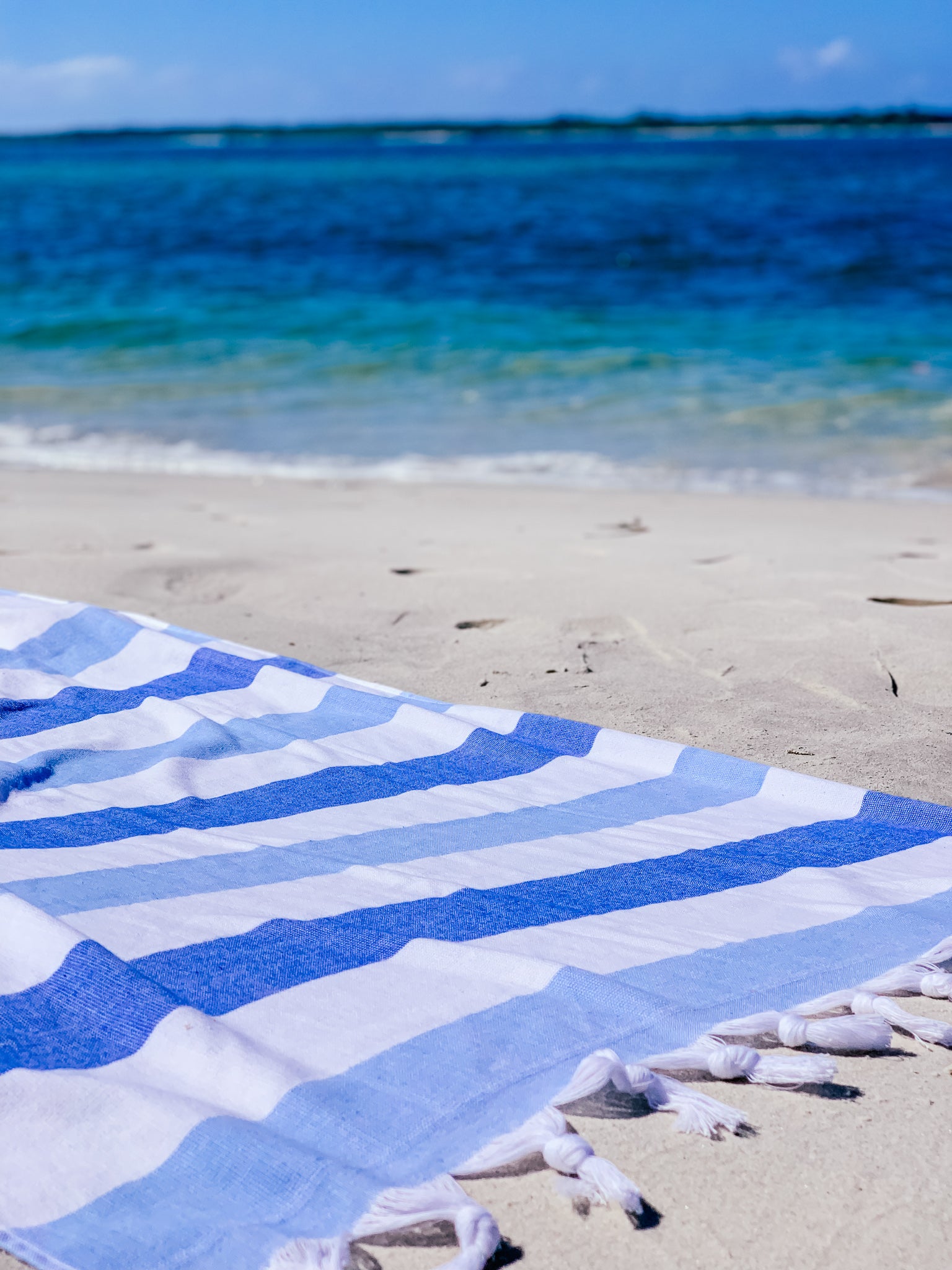 Sose Terry Towel Blue - Silk Dervish, Turkish Cotton Towel