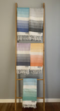 Load image into Gallery viewer, Colourful Mint Turkish Towel Silk Dervish Turkish Cotton Towels
