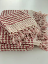 Load image into Gallery viewer, Hand Towel Pompom Turkish Terry Towel Silk Dervish Turkish Cotton Towels

