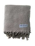 Waffle Turkish Towel Beige Silk Dervish Turkish Cotton Towels